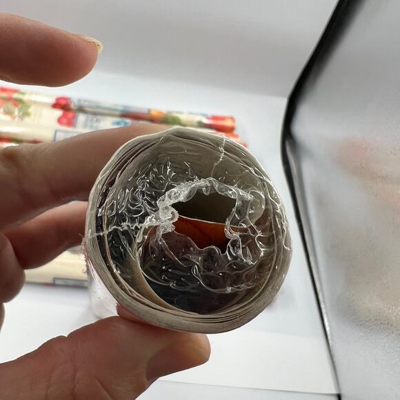 Vtg Adheso Adhesive Vinyl 14 Rolls SEALED 1.5 Yards 18" Fruit Cherry 1980's - Picture 6 of 7